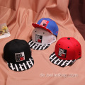 Flat 3D Patch Stickerei Kinder Kinder Snapback Hüte